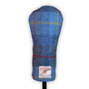 Harris Tweed Blue Head Covers