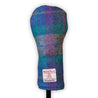 Harris Tweed Purple/Green Head Covers